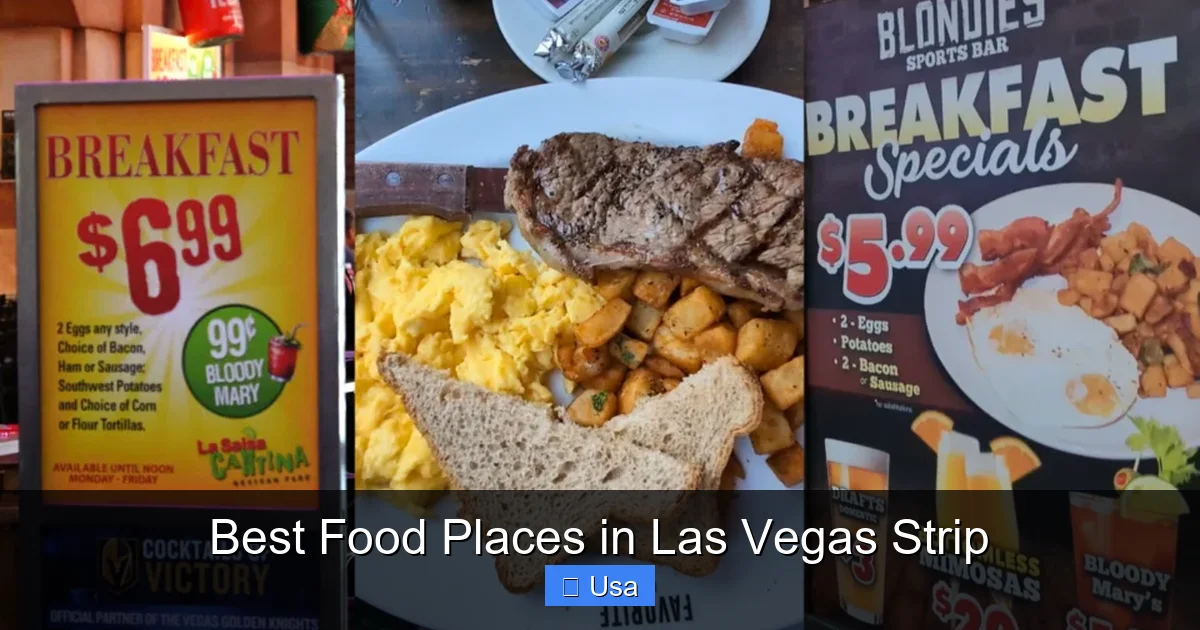 Best Food Places in Las Vegas Strip