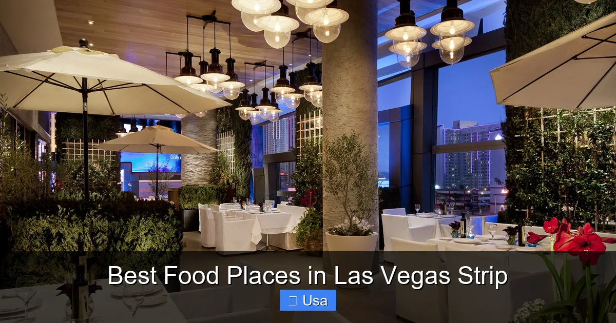 Best Food Places in Las Vegas Strip