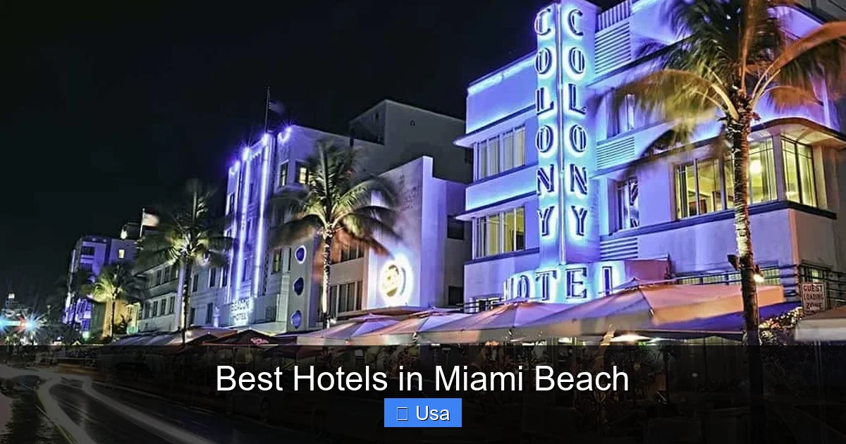Best Hotels in Miami Beach