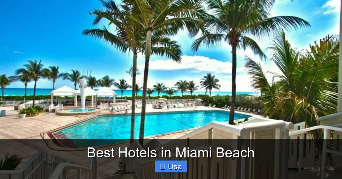 Best Hotels in Miami Beach