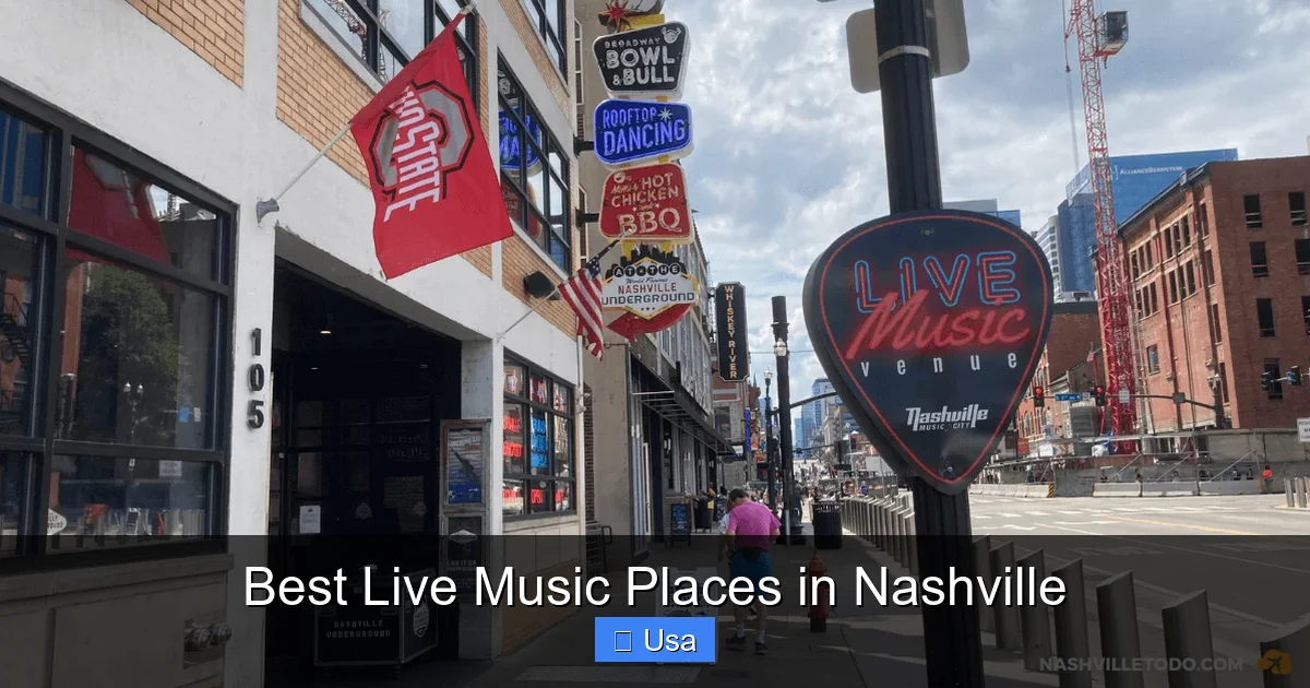 Best Live Music Places in Nashville