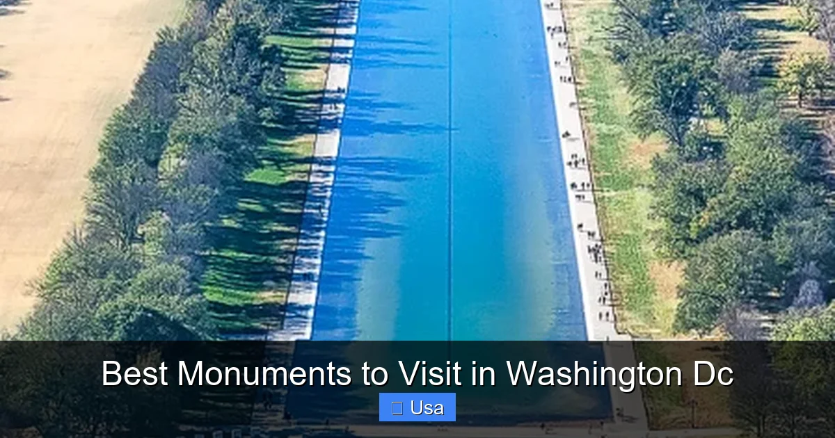 Best Monuments to Visit in Washington Dc