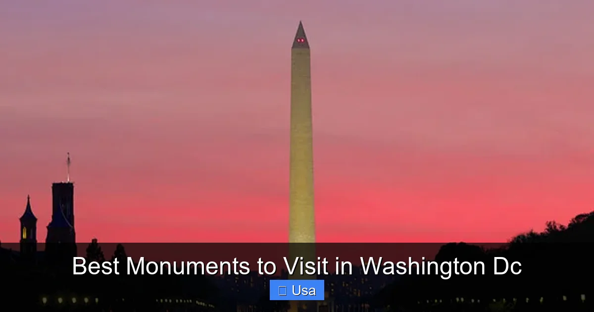 Best Monuments to Visit in Washington Dc