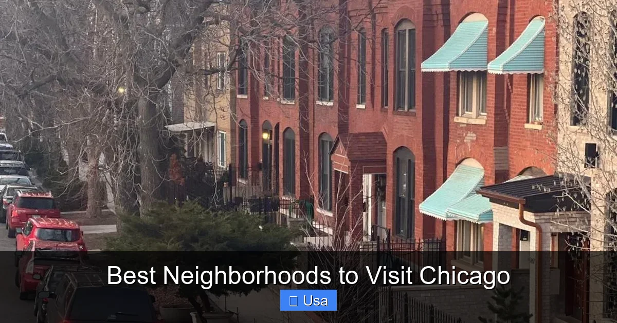 Best Neighborhoods to Visit Chicago