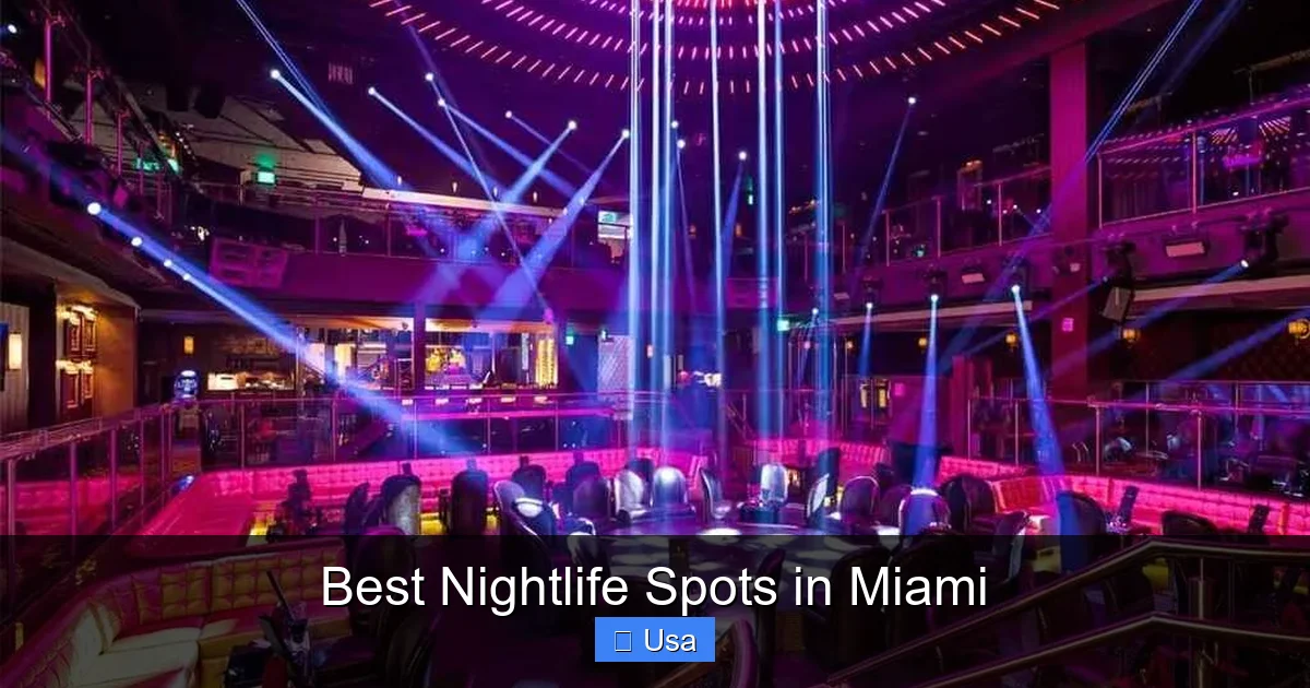 Best Nightlife Spots in Miami