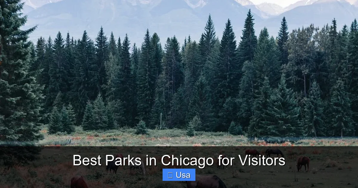 Best Parks in Chicago for Visitors