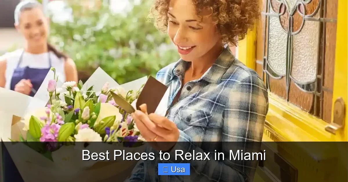Best Places to Relax in Miami