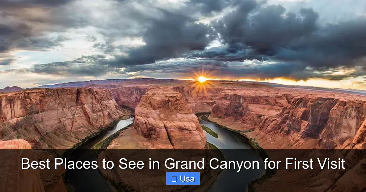 Best Places to See in Grand Canyon for First Visit