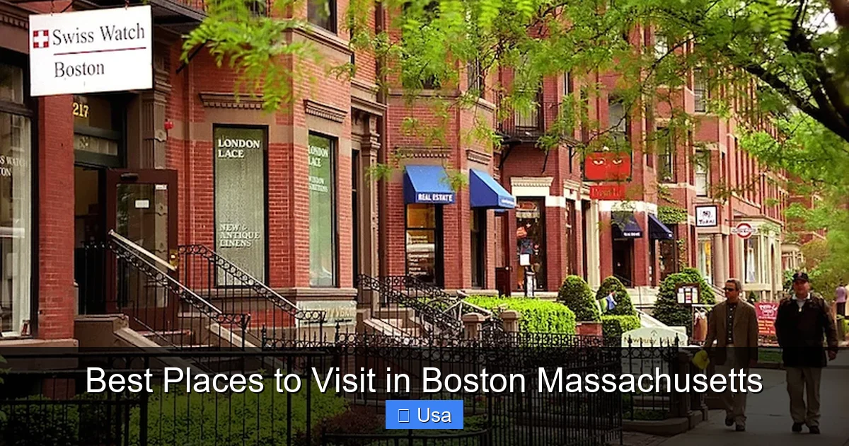 Best Places to Visit in Boston Massachusetts