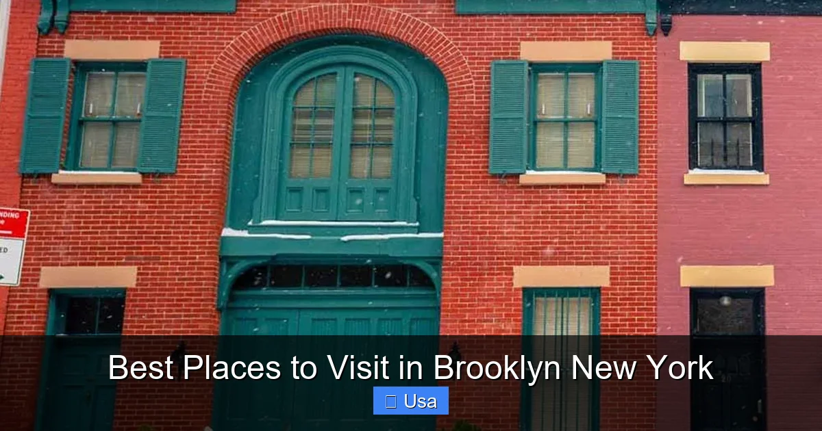 Best Places to Visit in Brooklyn New York