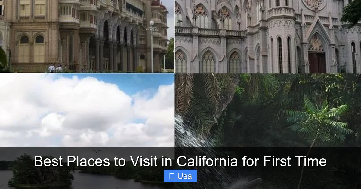 Best Places to Visit in California for First Time