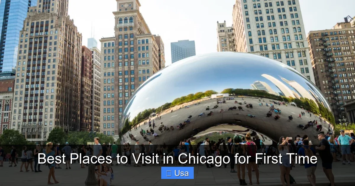 Best Places to Visit in Chicago for First Time