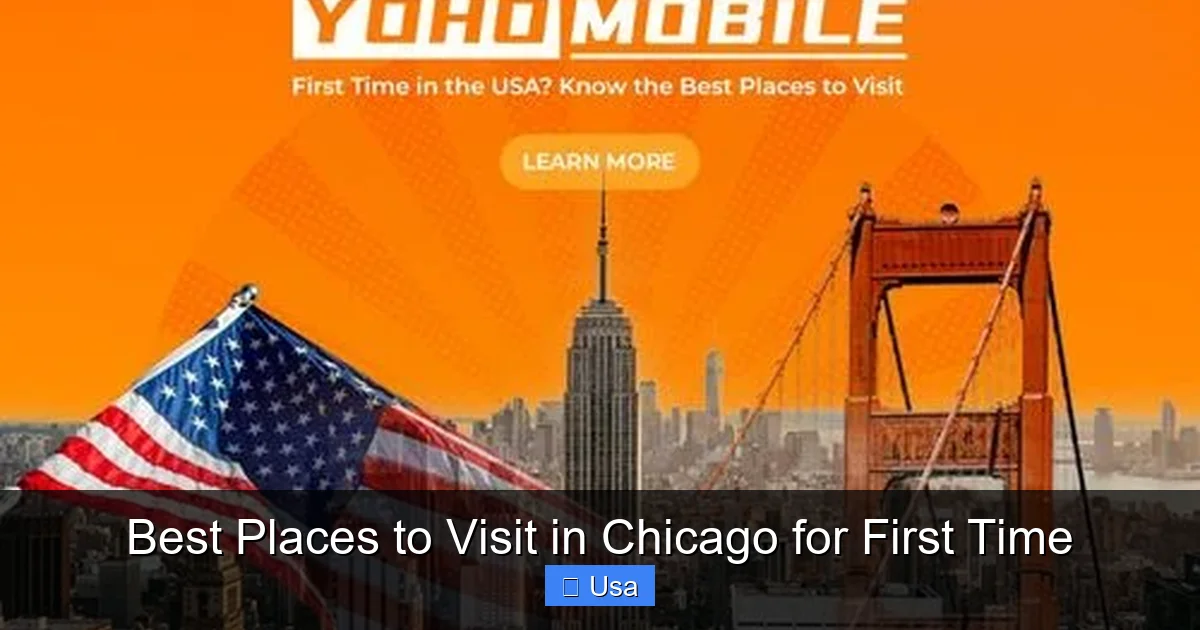 Best Places to Visit in Chicago for First Time