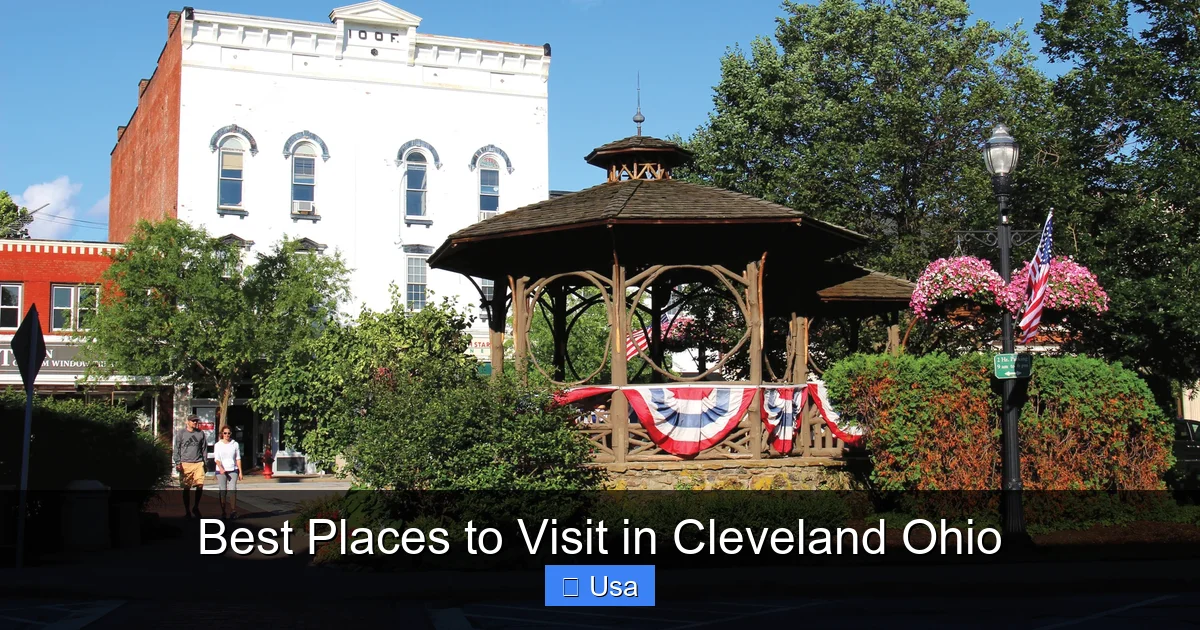Best Places to Visit in Cleveland Ohio