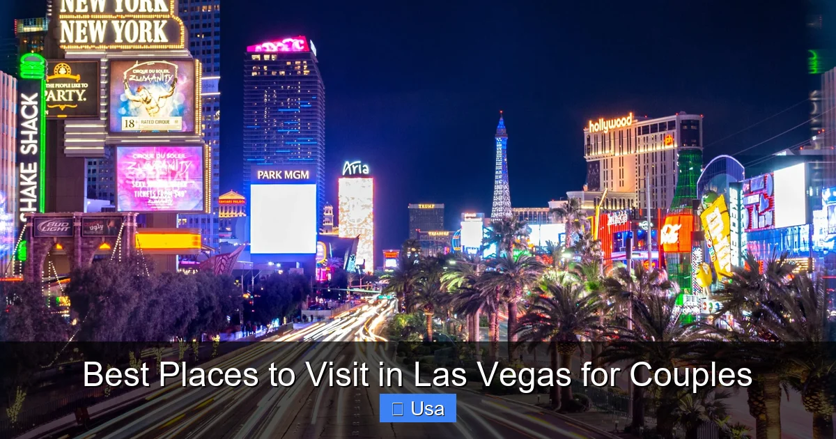 Best Places to Visit in Las Vegas for Couples