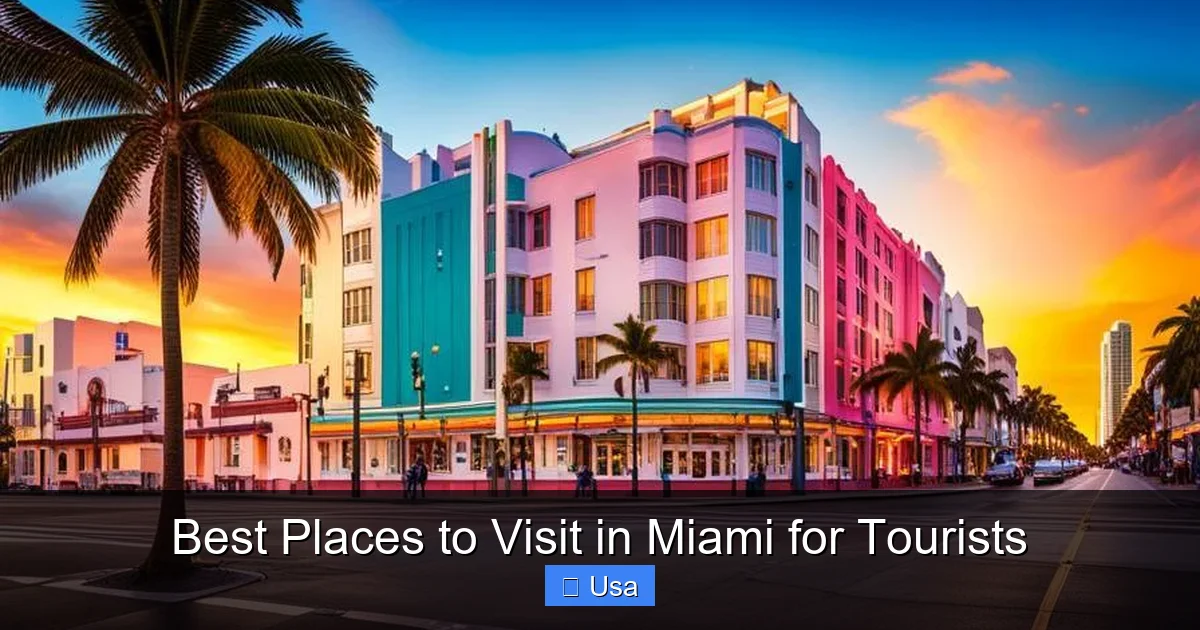 Best Places to Visit in Miami for Tourists