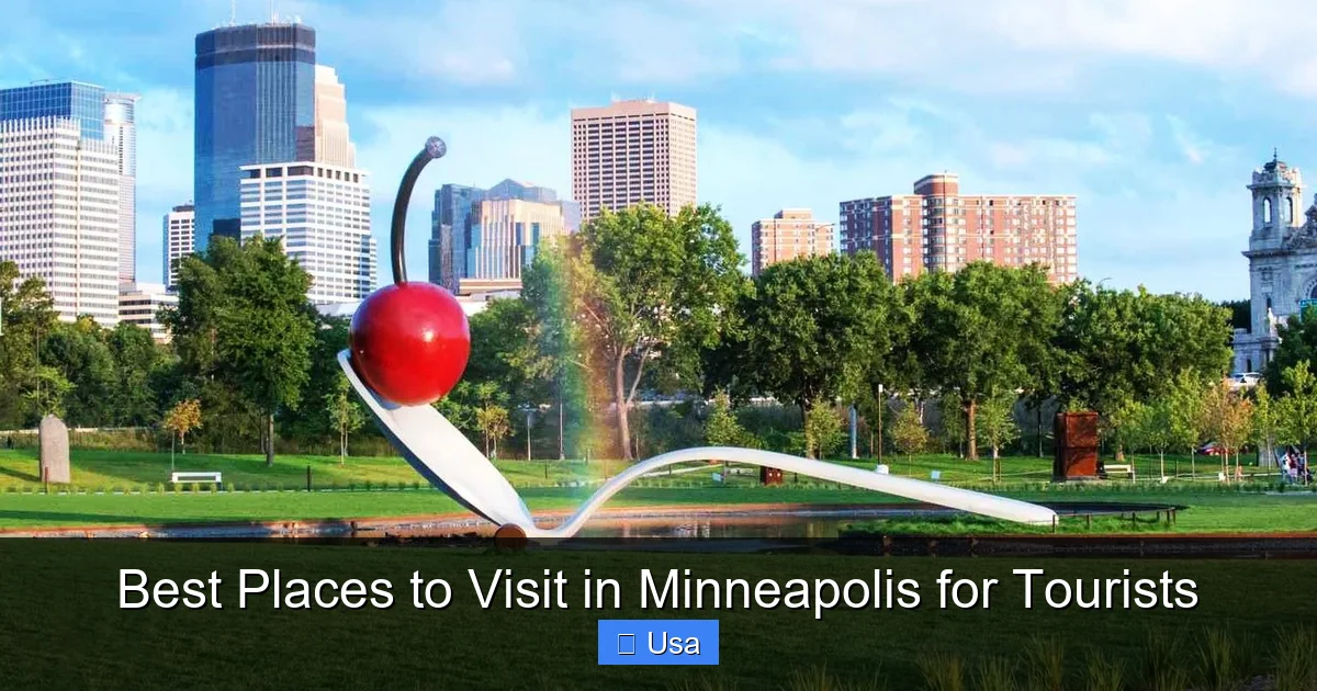 Best Places to Visit in Minneapolis for Tourists
