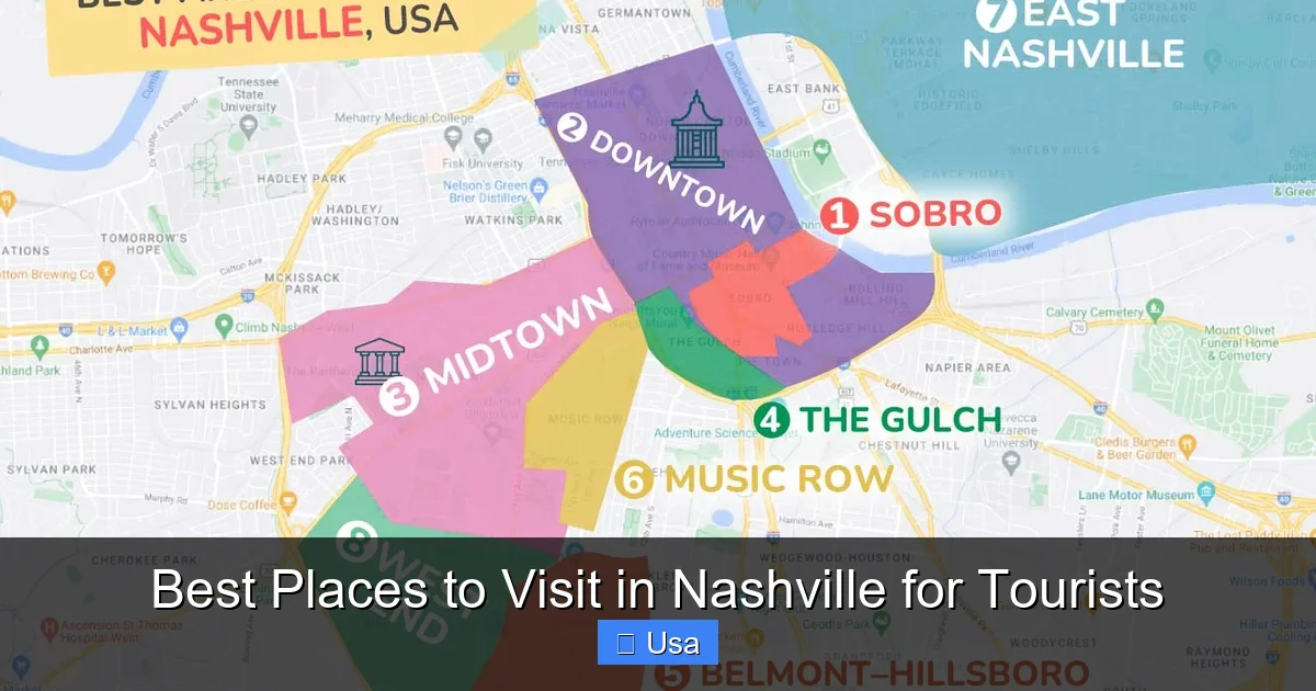 Best Places to Visit in Nashville for Tourists