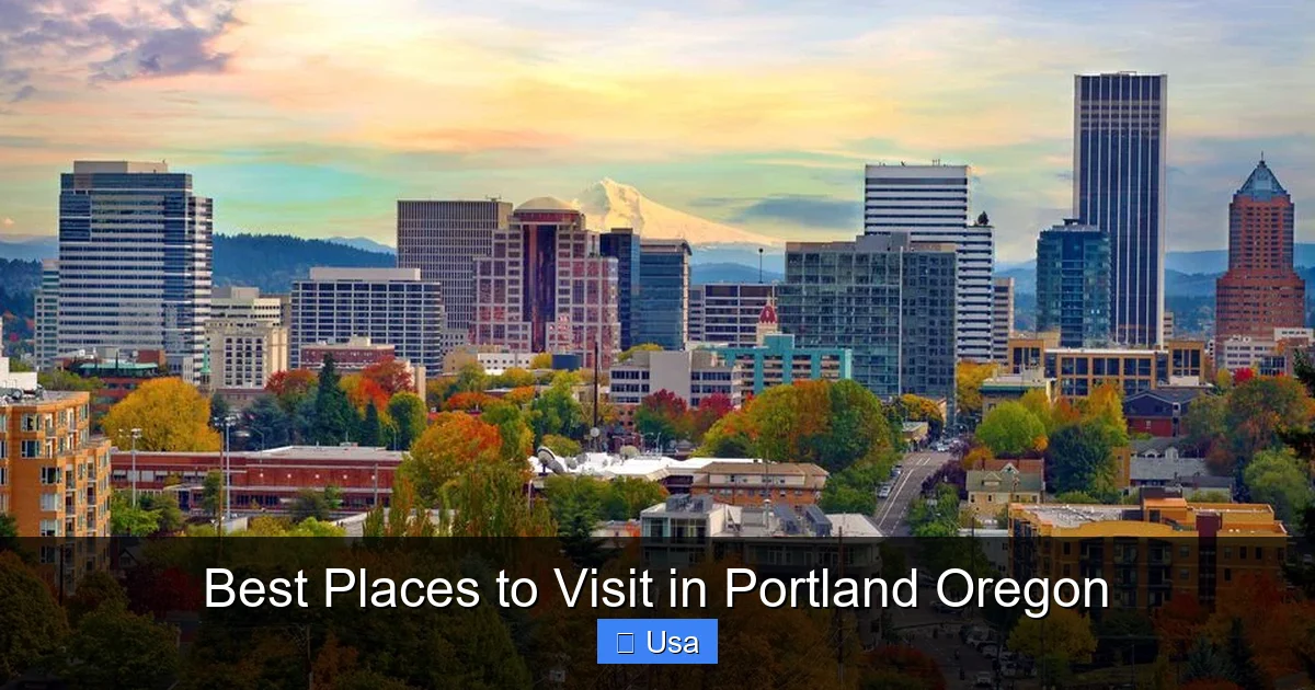 Best Places to Visit in Portland Oregon