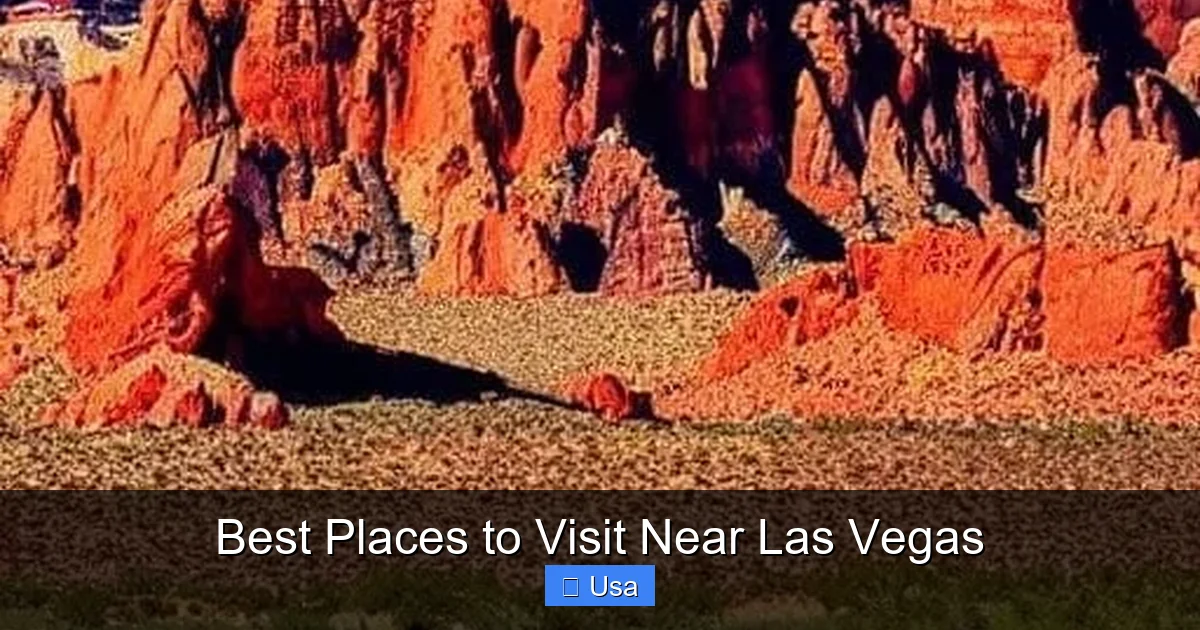 Best Places to Visit Near Las Vegas