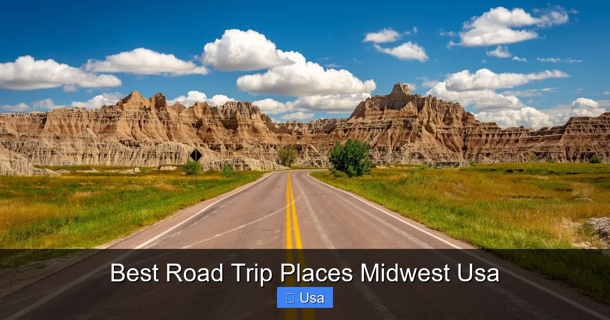 Best Road Trip Places Midwest Usa