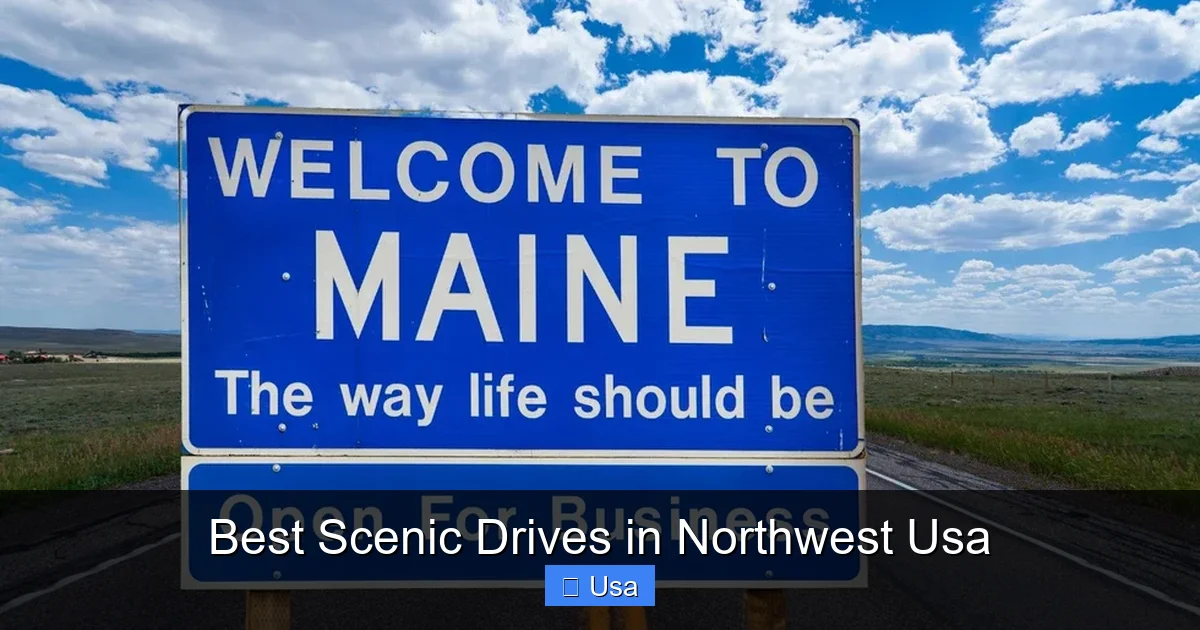 Best Scenic Drives in Northwest Usa