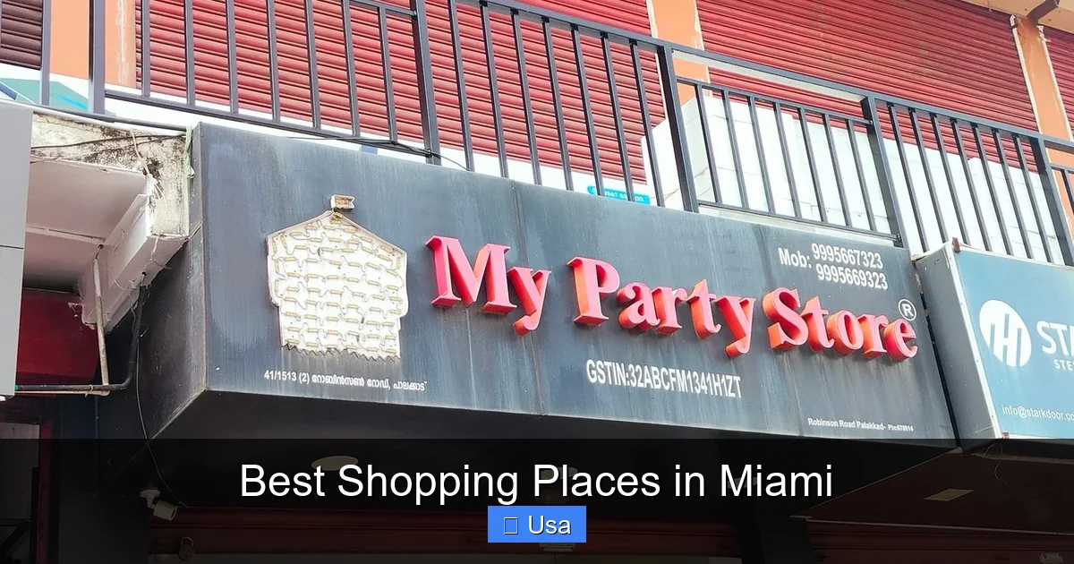 Best Shopping Places in Miami