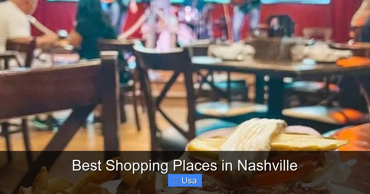 Best Shopping Places in Nashville