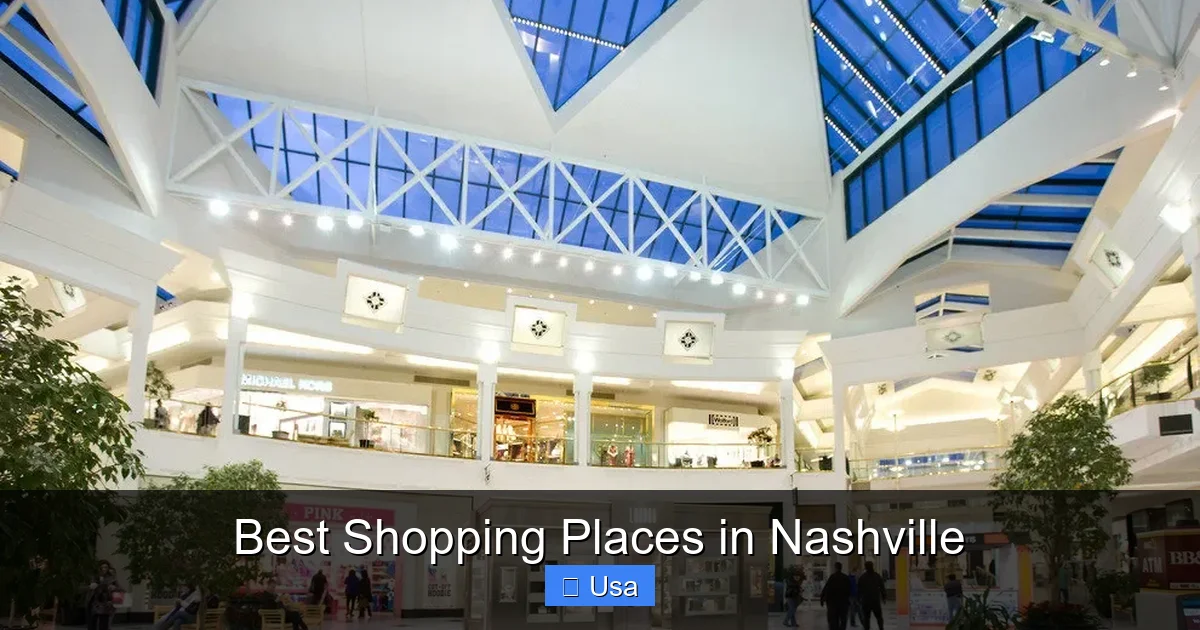 Best Shopping Places in Nashville