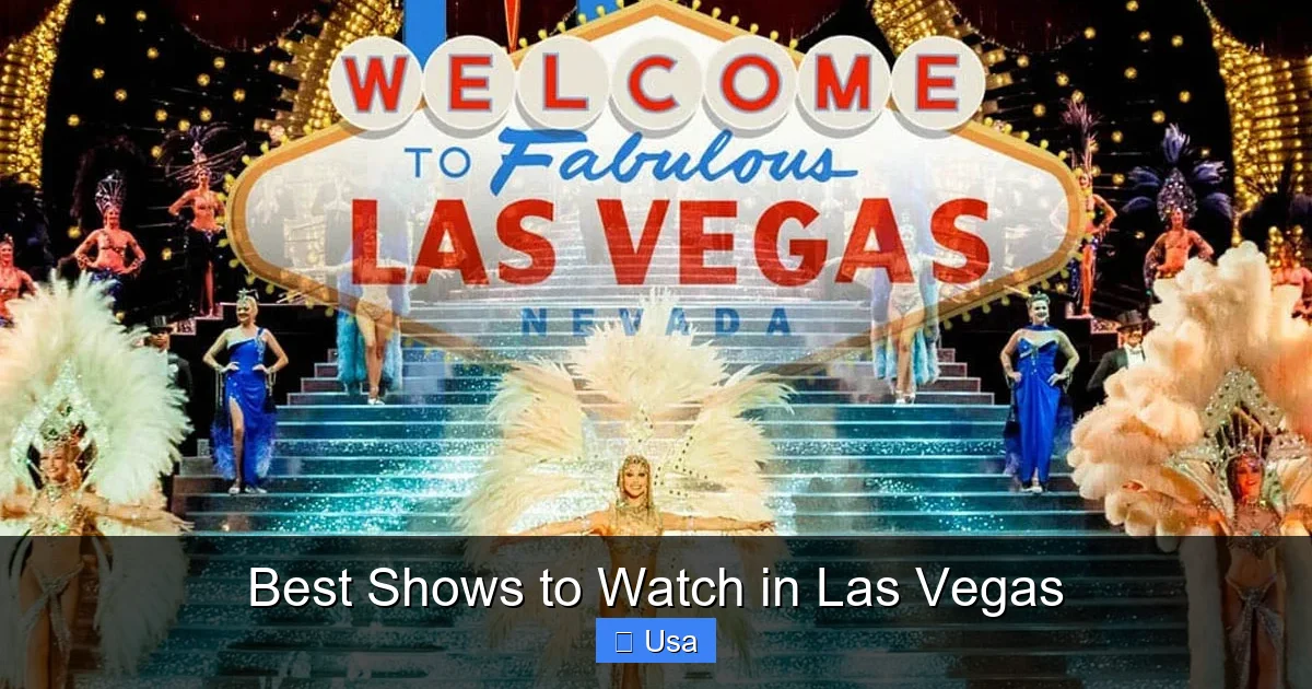 Best Shows to Watch in Las Vegas