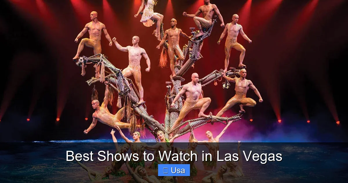 Best Shows to Watch in Las Vegas