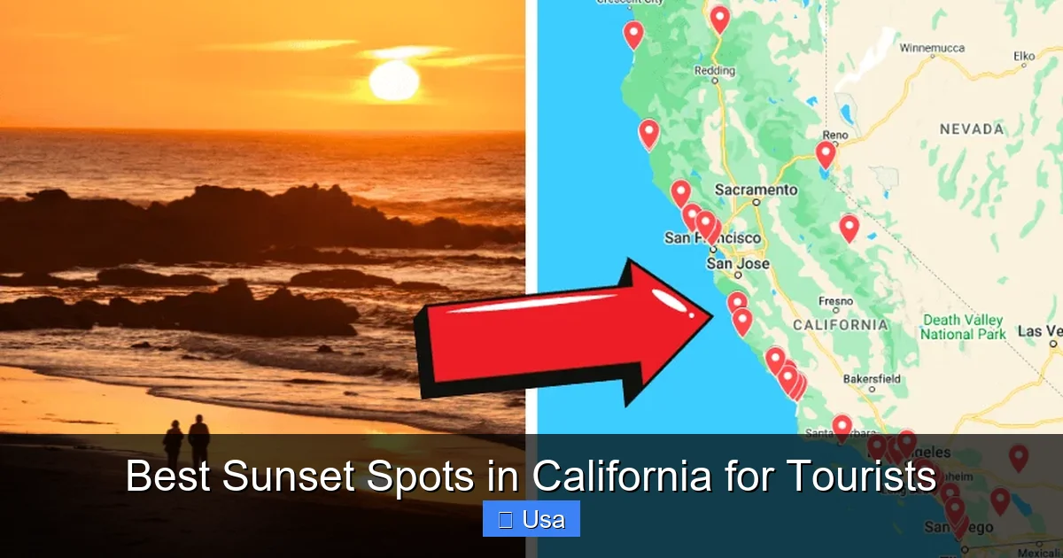 Best Sunset Spots in California for Tourists