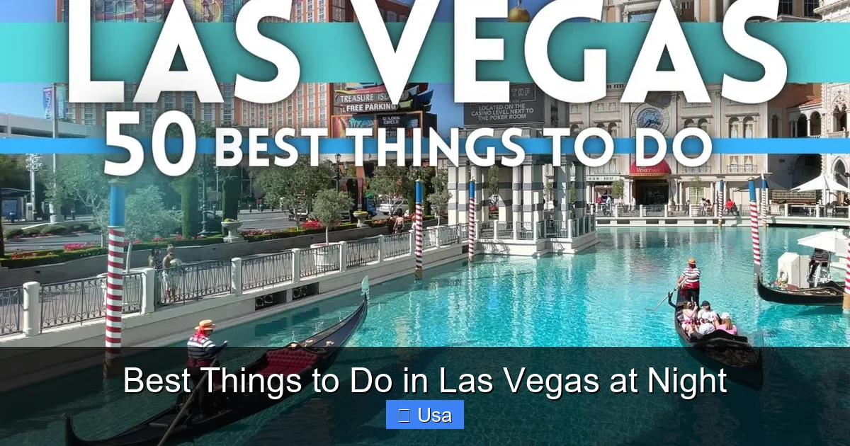 Best Things to Do in Las Vegas at Night