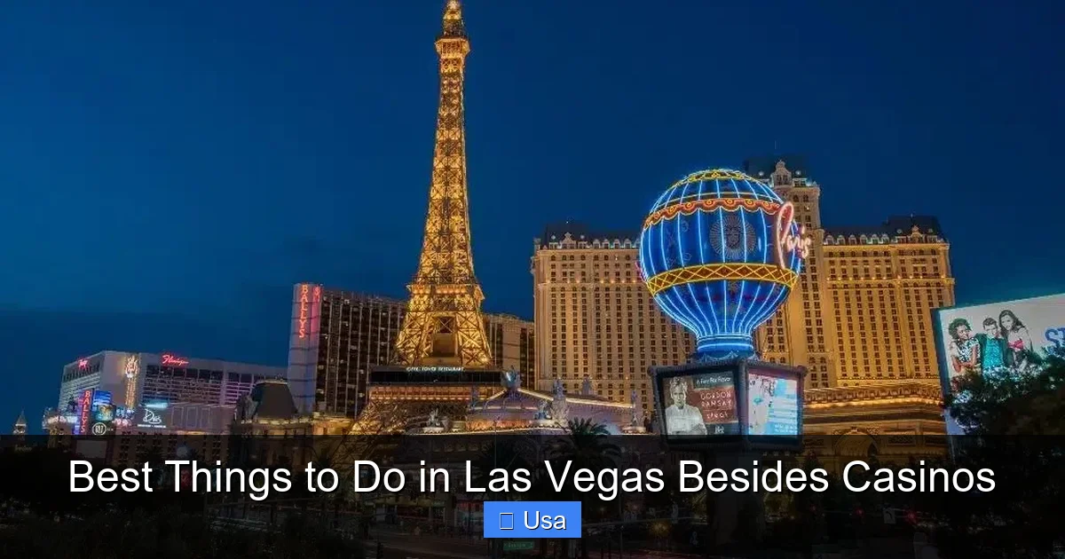 Best Things to Do in Las Vegas Besides Casinos