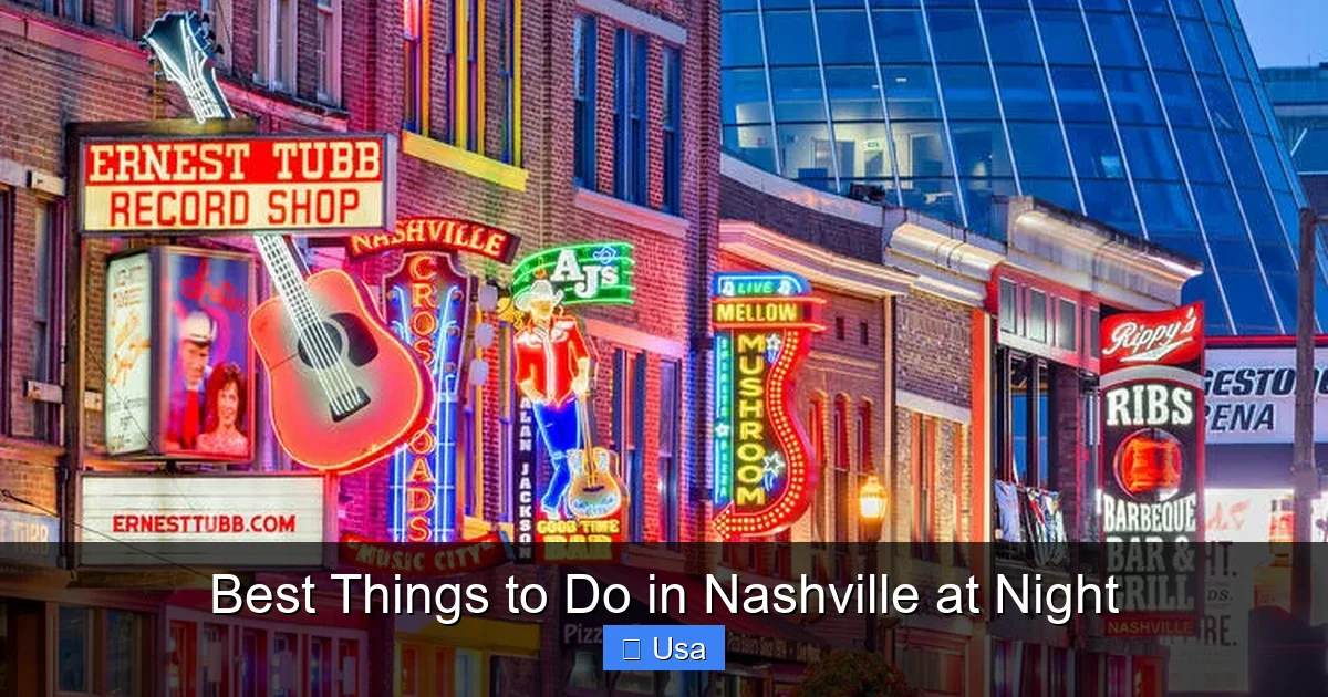 Best Things to Do in Nashville at Night