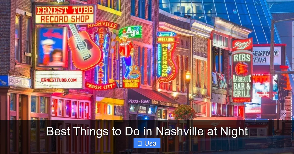 Best Things to Do in Nashville at Night