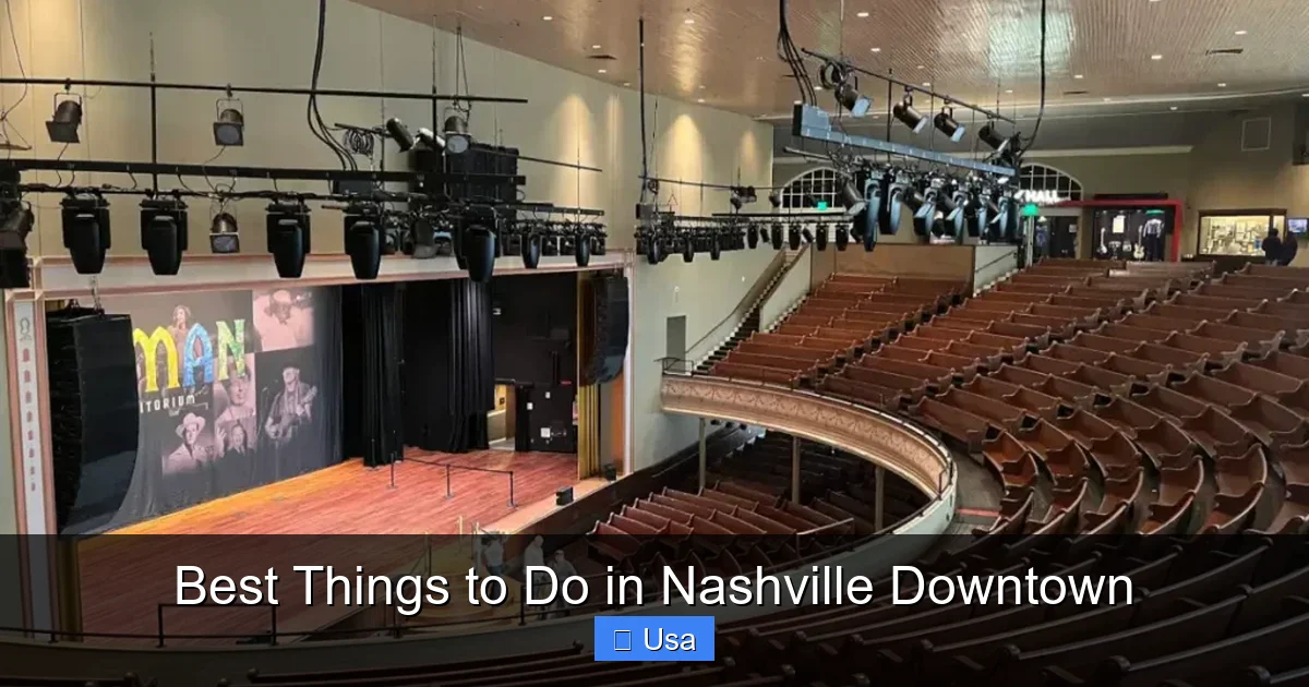 Best Things to Do in Nashville Downtown