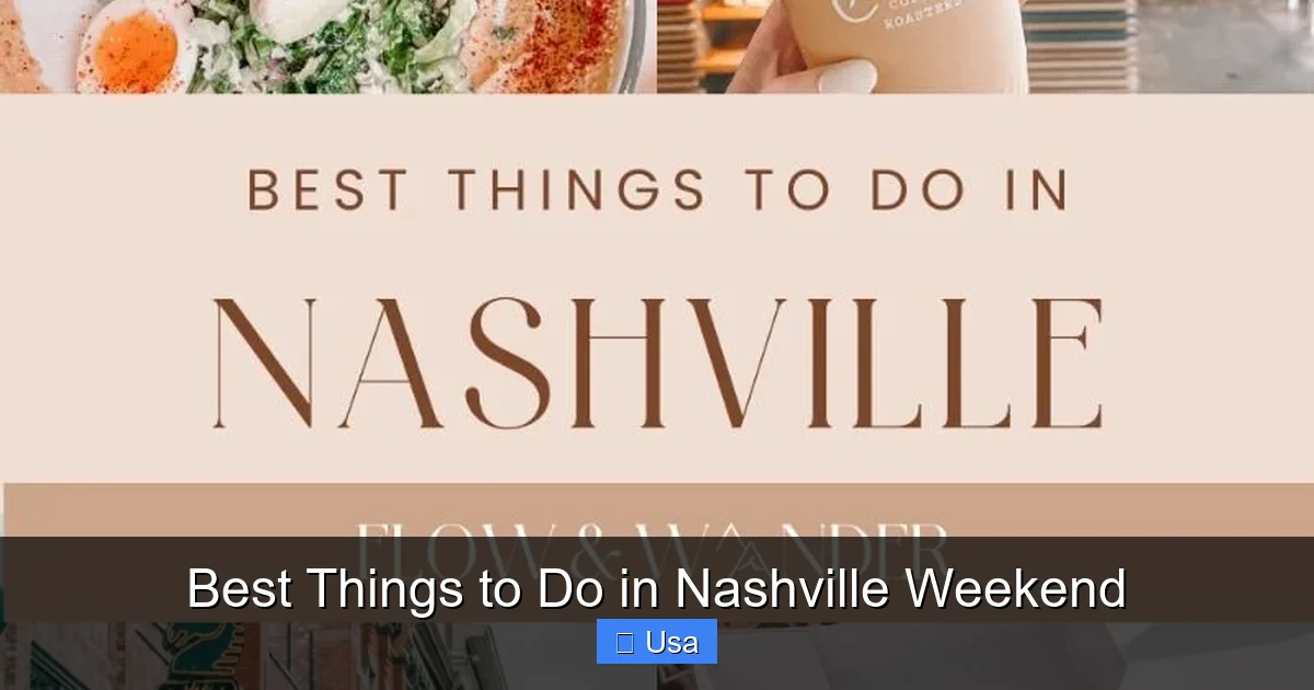 Best Things to Do in Nashville Weekend
