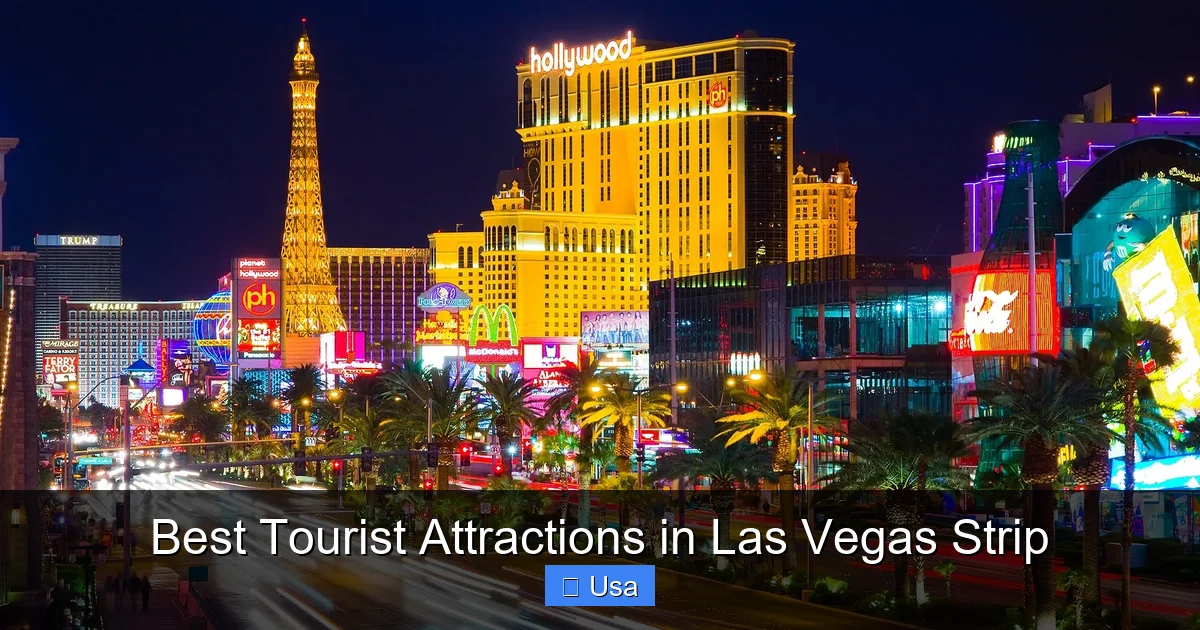Best Tourist Attractions in Las Vegas Strip