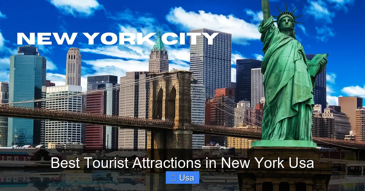 Best Tourist Attractions in New York Usa