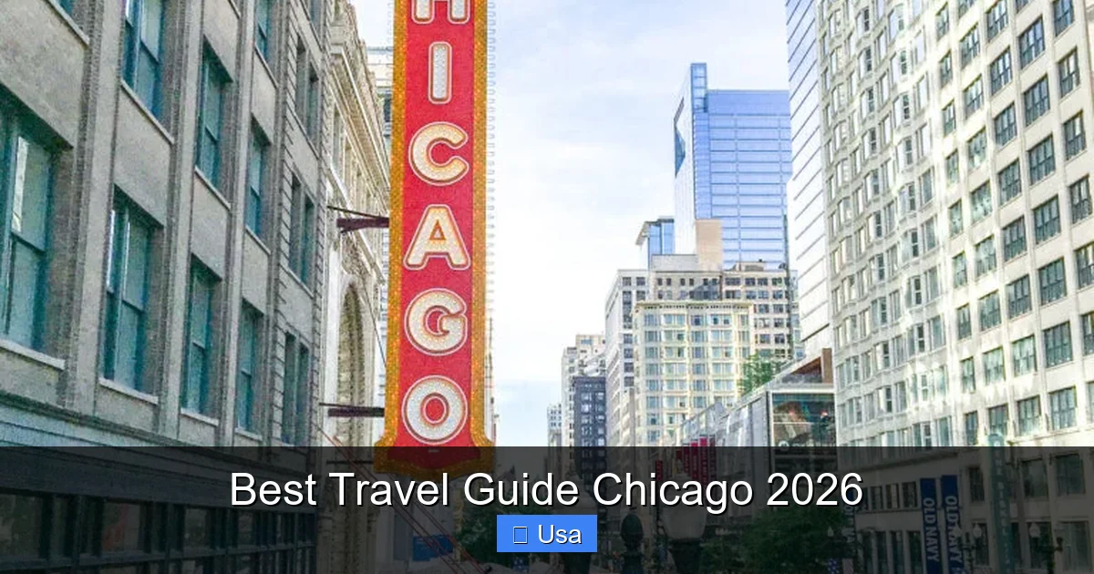 Best Travel Guide Chicago 2026
