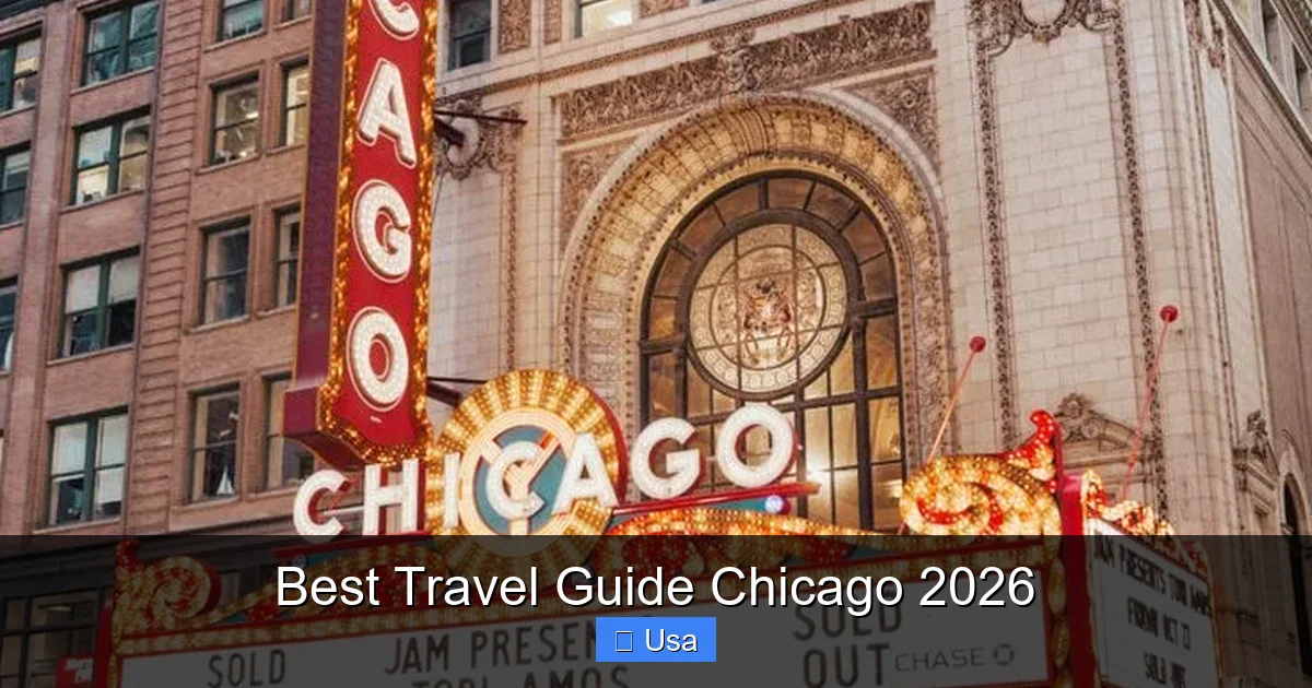 Best Travel Guide Chicago 2026