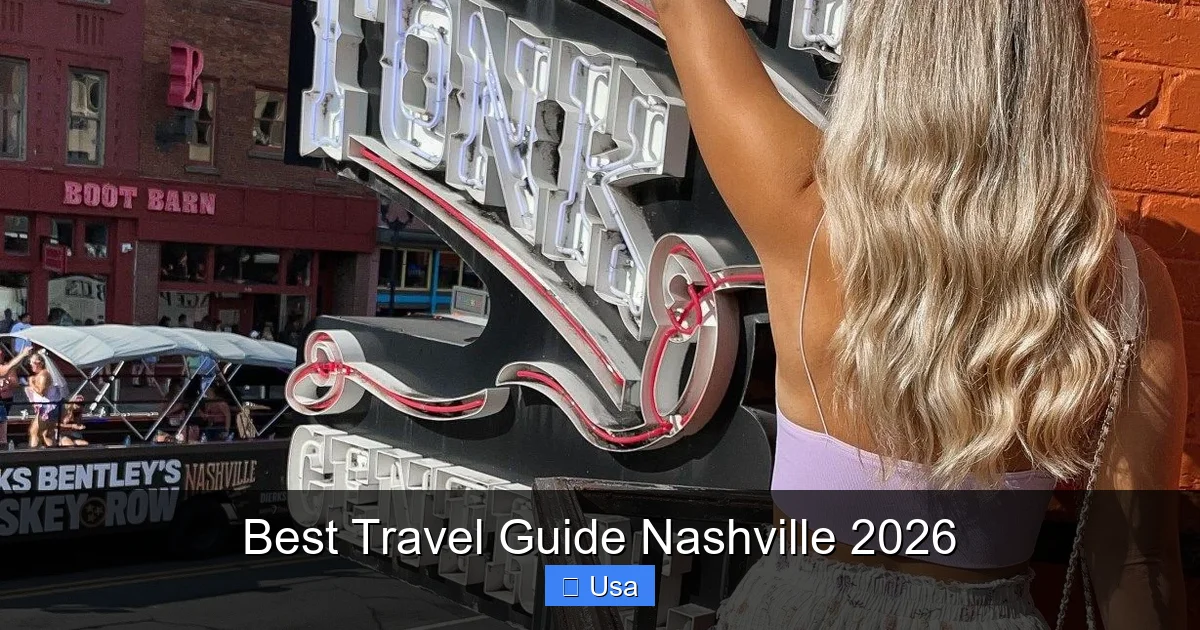 Best Travel Guide Nashville 2026