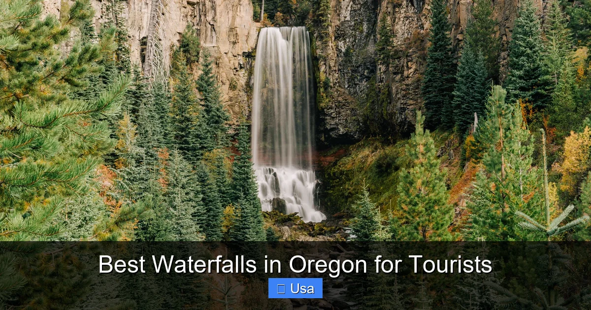 Best Waterfalls in Oregon for Tourists