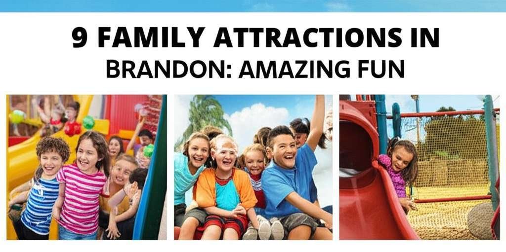 Generate a high-quality, relevant image prompt for an article about: 9 Family Attractions In Brandon
