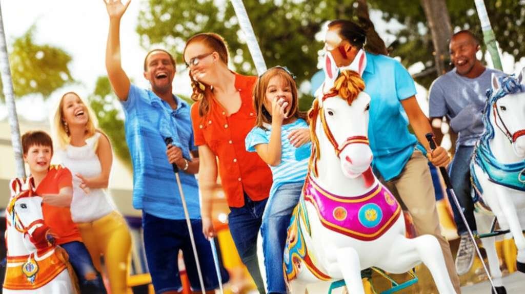 Generate a high-quality, relevant image prompt for an article about: 9 Family Attractions In Brandon