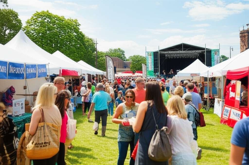 Generate a high-quality, relevant image prompt for an article about: 7 Festivals In Brandon: Amazing