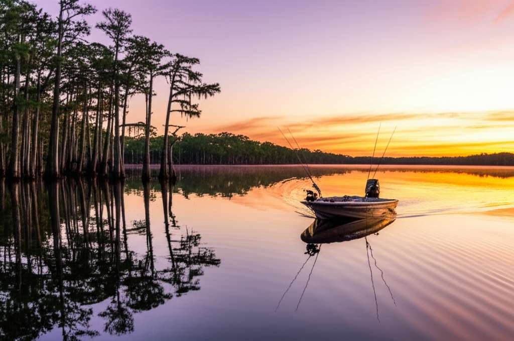 Generate a high-quality, relevant image prompt for an article about: 7 Fishing Spots Near Brandon: A