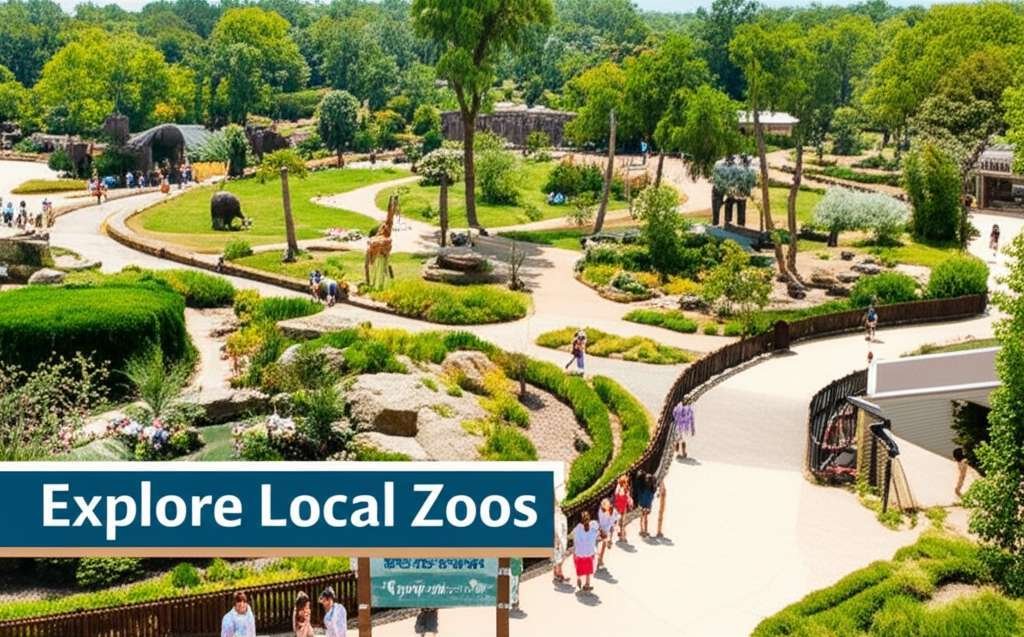 Generate a high-quality, relevant image prompt for an article about: 10 Zoos Near Brandon: Amazing E