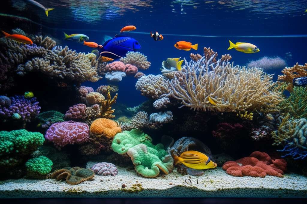 Generate a high-quality, relevant image prompt for an article about: 7 Aquariums Near Brandon: Amazi